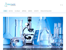 Tablet Screenshot of intermediclaboratorios.com